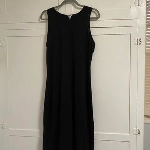 A new day fitted black midi dress
